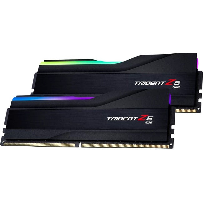 G.SKILL Trident Z5 RGB RAM Module for Desktop PC, Motherboard - 32 GB (2 x 16GB) - DDR5-7800/PC5-62400 DDR5 SDRAM - 7800 MHz - CL36 - 1.45 V G.SKILL Trident Z5 RGB RAM Module for Desktop PC, Motherboard - 32 GB (2 x 16GB) - DDR5-7800/PC5-62400 DDR5 SDRAM - 7800 MHz - CL36 - 1.45 V